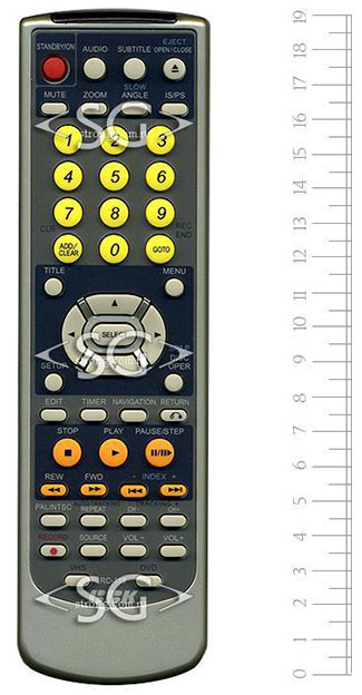 ����� �������������� ���������� ��� BBK RC-119 (DW9938S,DW9937S) dvd/vhs recorder       /orig./